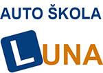 LUNA d.o.o. AUTO ŠKOLA LUNA logo