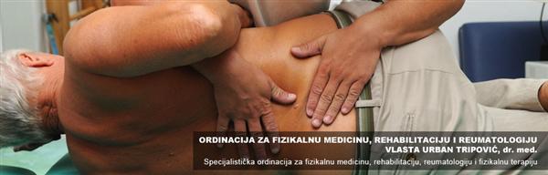 Ordinacija za fizikalnu medicinu, rehabilitaciju i reumatologiju vlasta urban tripović, dr. med. 2