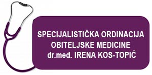 SPECIJALISTIČKA ORDINACIJA OBITELJSKE MEDICINE dr.med. IRENA KOS-TOPIĆ spec.obiteljske medicine, spec.medicine rada cover