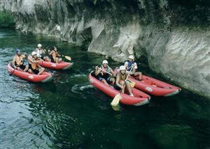 ZLATNA RIJEKA SEOSKI TURIZAM I KAJAK KANU KLUB - Rafting na rijeci Cetini - Canoe safari na rijeci Cetini - Extremni mini raft na rijeci Cetini CANOE TRIPS IN THE CANYON OF THE RIVER CETINA