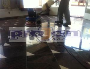 PROJON d.o.o. profesionalno čišćenje i održavanje svih podnih obloga CLEANING OF STONE FLOORS