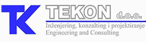 TEKON d.o.o. Inženjering, konzalting, projektiranje CONTROL AND DESIGN OF DEVICES FOR WASTEWATER TREATMENT