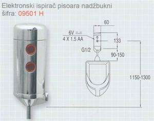 EMR VALC elektronski sanitarni uređaji ELECTRONIC ISPIRAČ URINALS SURFACE WIRING