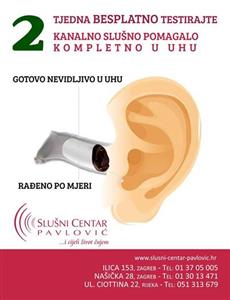 SLUŠNI CENTAR PAVLOVIĆ d.o.o. slušni aparati - slušna pomagala FREE HEARING TEST